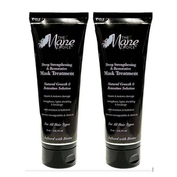 The Mane Choice Hair Mask, Green Tea & Carrot, Restores & Infused w/ Biotin 8oz - Picture 1 of 1